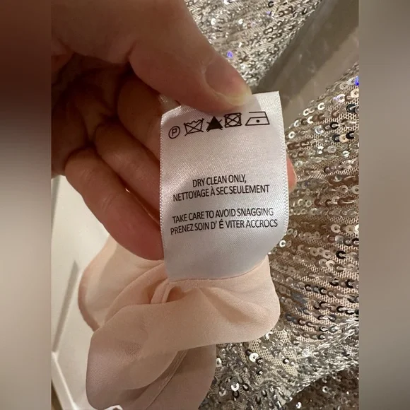 NEW Jenny Yoo New Year’s Eve Angie Dress in Silver Nude New Year’s Eve Dress - Picture 11 of 11